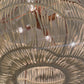 Noemi Chandelier White Rattan