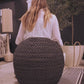 Aptos Outdoor Swivel Stool Black