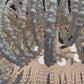 Keely Chandelier White Wood