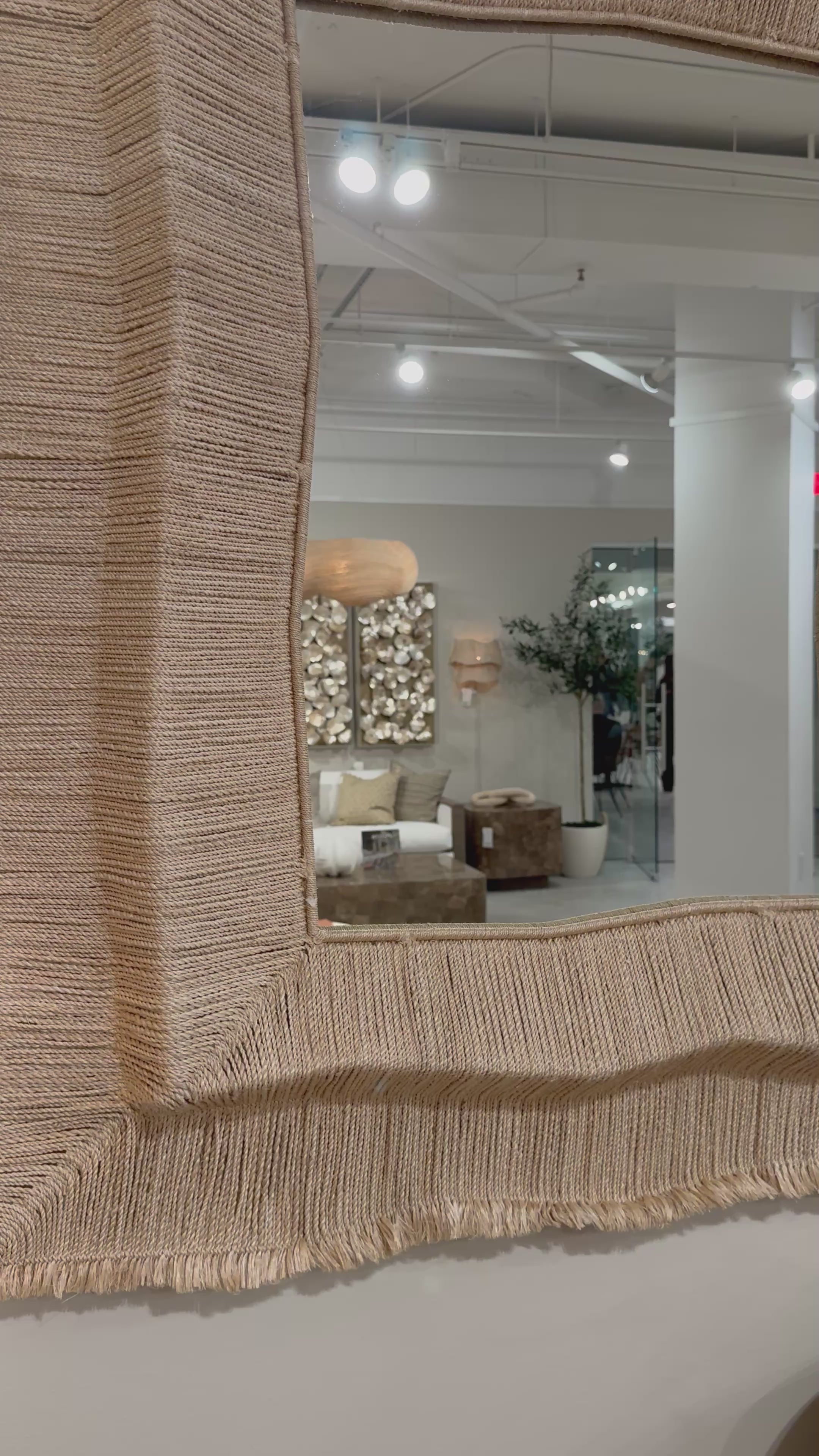 Palecek Laurel Mirror Abaca Rope – CLAYTON GRAY HOME