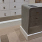 Harlow Double Nightstand Sand Faux Shagreen