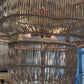 Noemi Chandelier Dark Charcoal Rattan