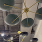 Griffith Chandelier Bronze and Antique Brass