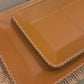 georgia tray set anged camel leather
