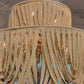 Selita Oversized Chandelier Coco Beads Cream