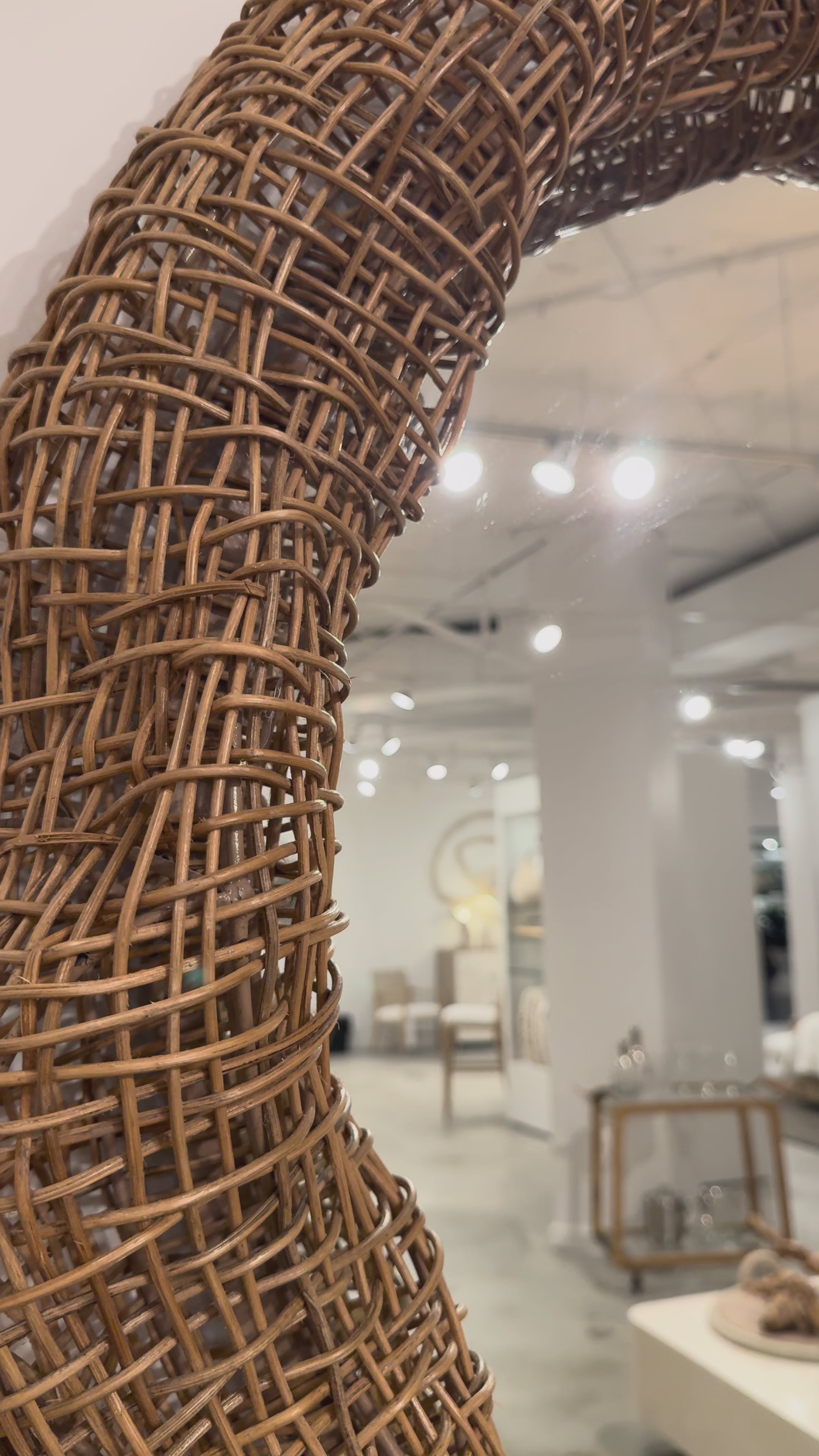 Palecek Andorra Mirror Natural Rattan - multiple options – CLAYTON