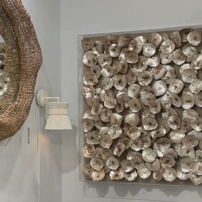 Palecek Playa Square Wall Decor Oyster Shell – CLAYTON GRAY HOME