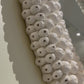 Helene Round Mirror White Coral