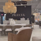 Selita Oversized Chandelier Coco Beads Cream