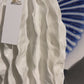 Sea Ribbons Vase Matte White