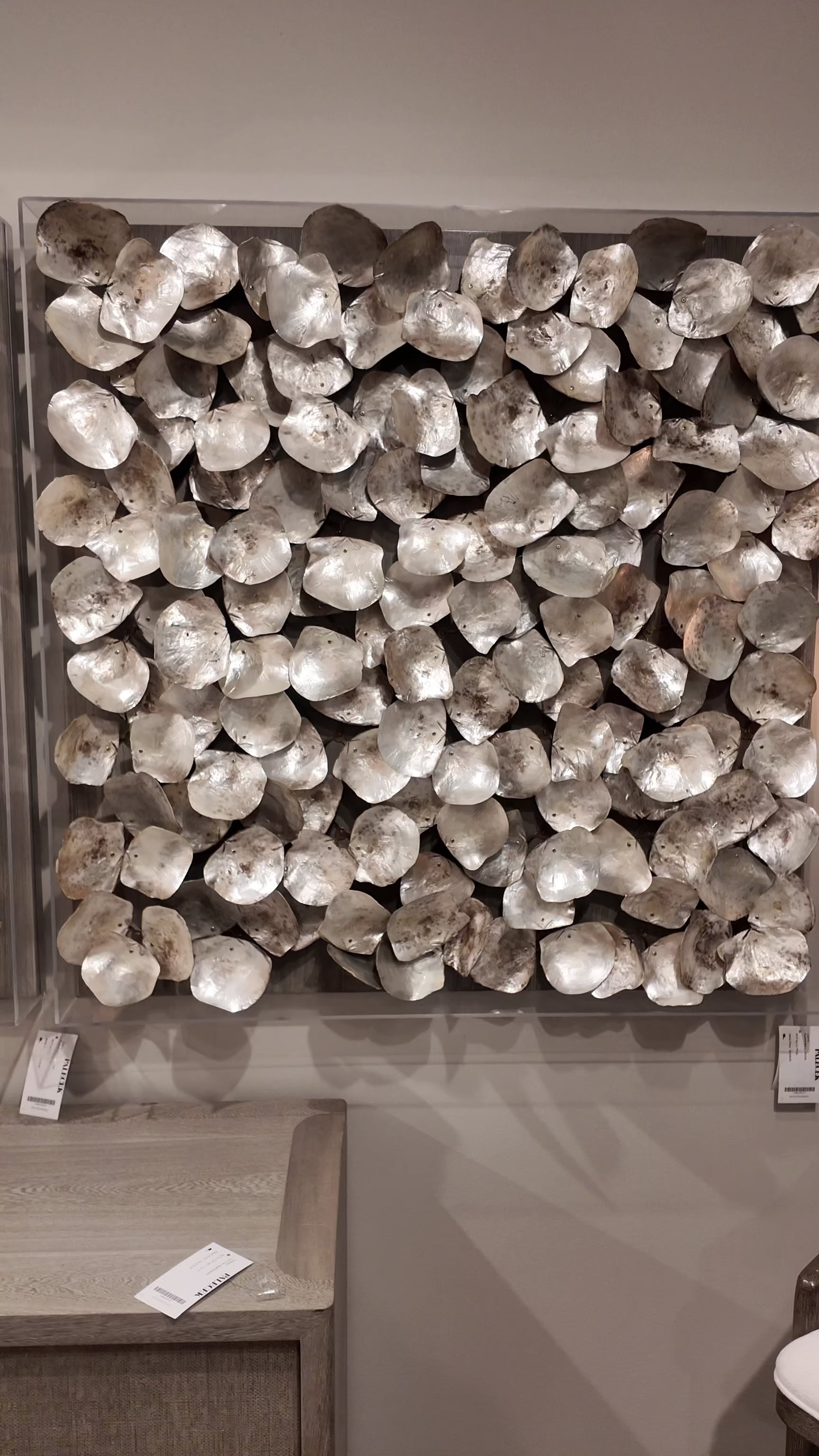 Palecek Playa Square Wall Decor Oyster Shell – CLAYTON GRAY HOME