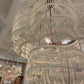 Noemi Chandelier White Rattan