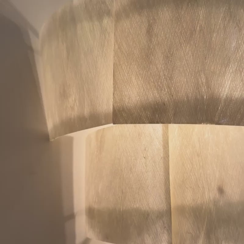 Marjorie Sconce Resin Coated Banana Bark