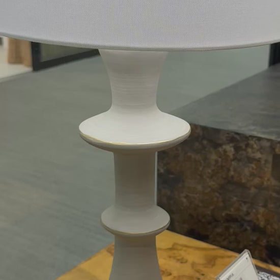 olympia table lamp gray and gold