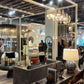 Florko Chandelier Gold Leaf