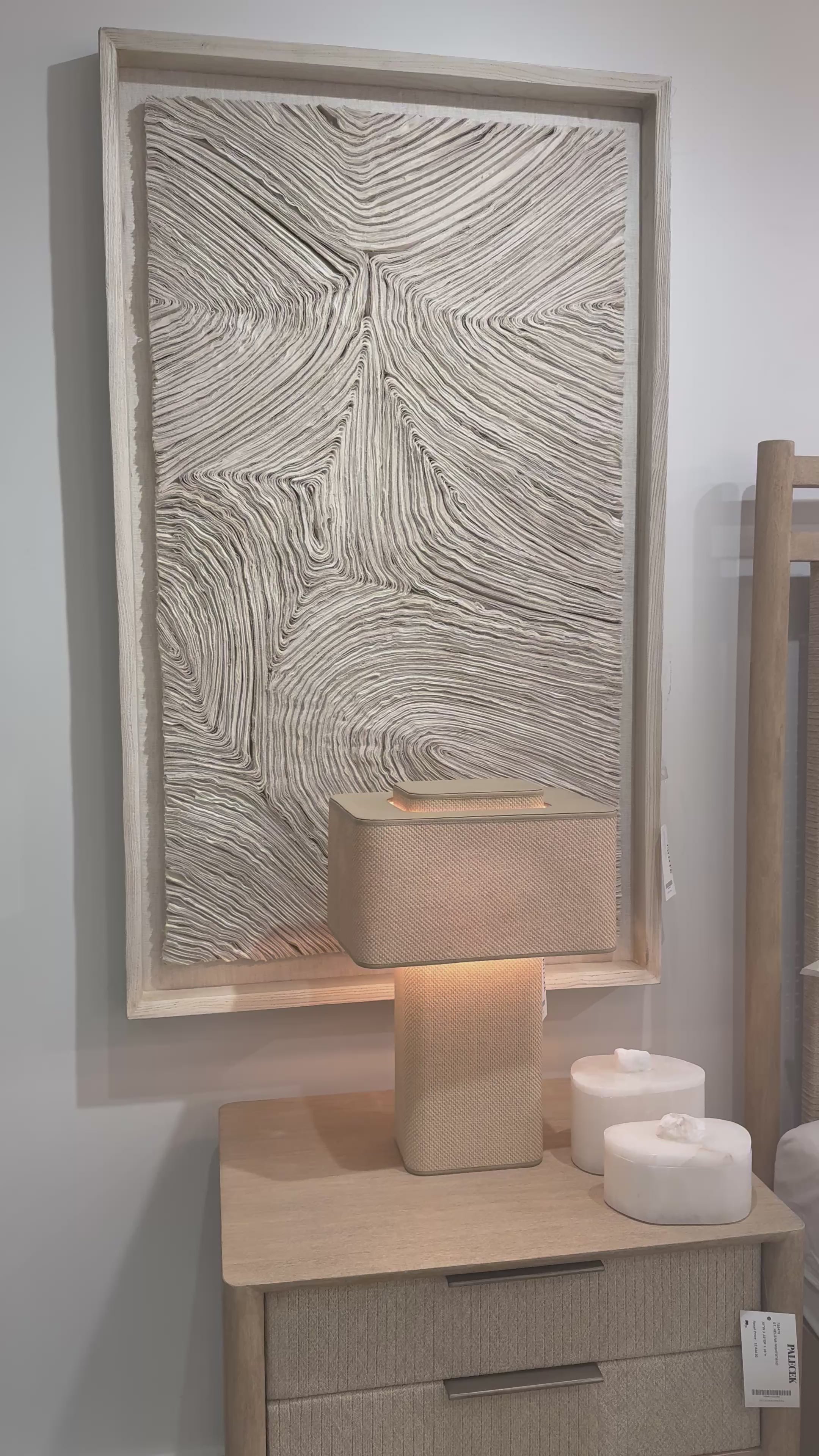 Palecek Harlowe Wall Decor Rectangle White – CLAYTON GRAY HOME