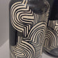 Arches Vase Black and White