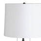 White lampshade on a white background