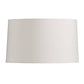 White lampshade on a white background