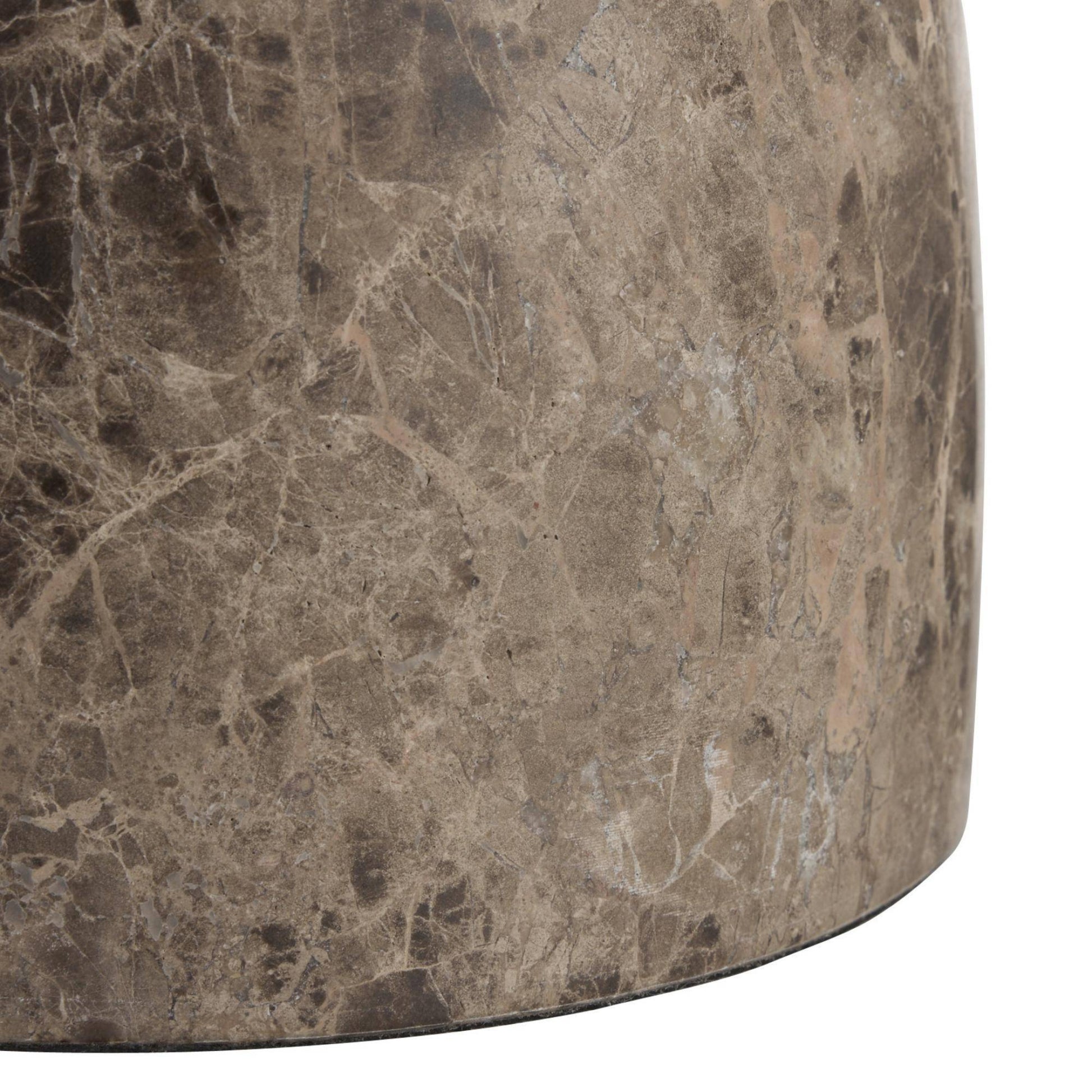Close-up of a textured brown cylindrical object
