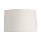 White lampshade on a white background