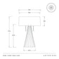 Torre Table Lamp Vintage Silver