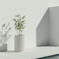 Ridge Large Ivory Terrazzo Planter