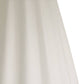 Close-up of a beige curtain with soft folds on a white background