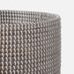 Roslyn Tall Basket Gray White