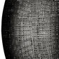 Close-up of a black textured surface with a grid pattern