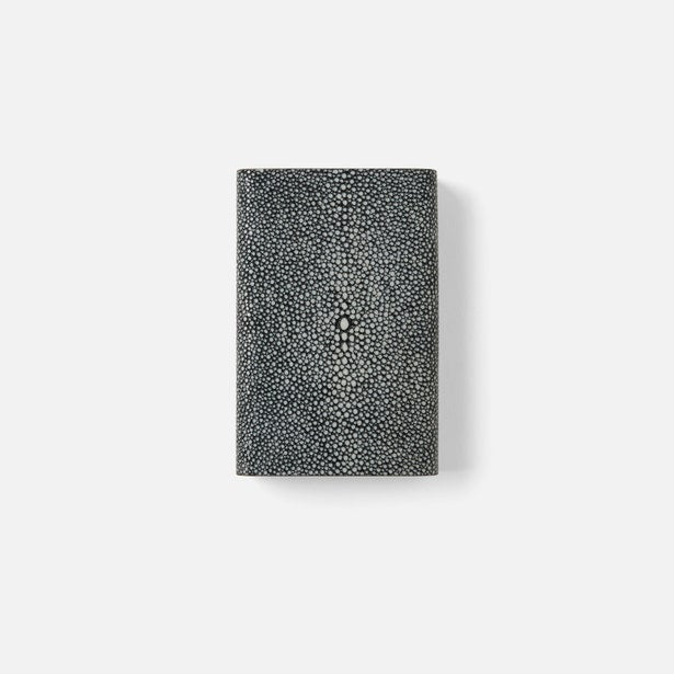 Sangus Matchbox Cool Gray Faux Shagreen