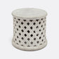 light gray reinforced stone stool