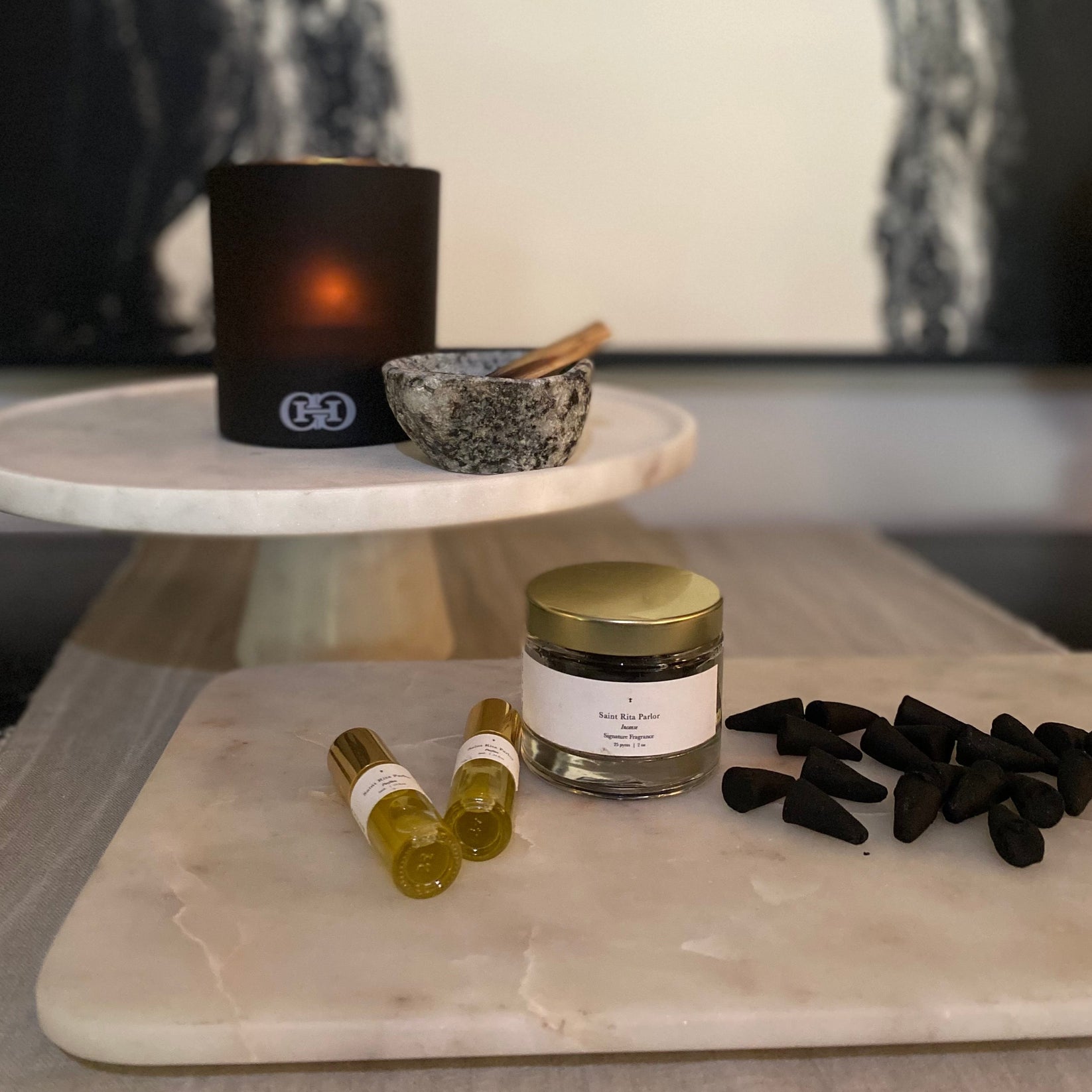 Saint Rita Parlor Incense Pair CLAYTON GRAY HOME