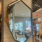 Talland Mirror Bronze Iron and Natural Bone