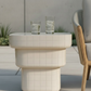 Moretti Side Table Off White