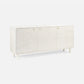 Torion 3 Door Buffet White Faux Horn