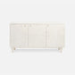 Torion 3 Door Buffet White Faux Horn