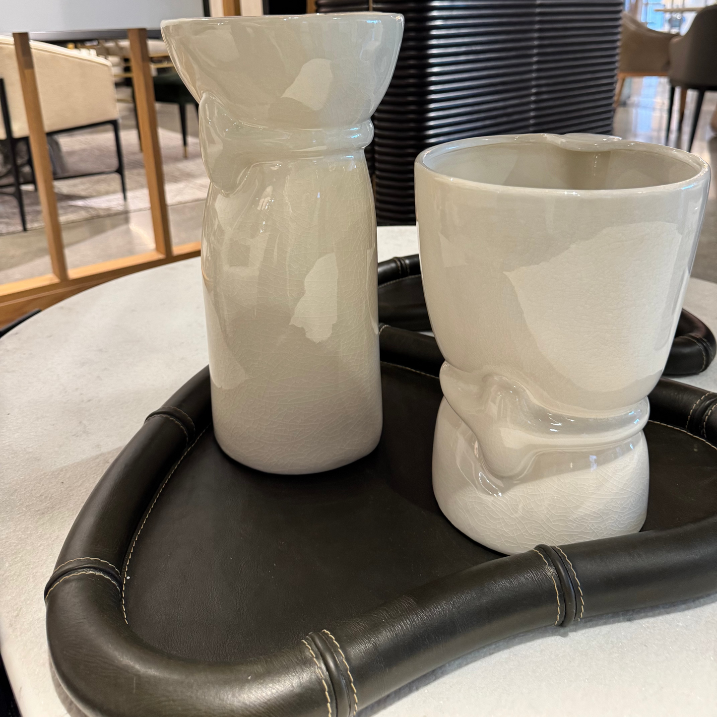 Lake Tray Set Leather