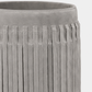 Catano Umbrella Stand Light Gray Suede