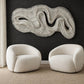 visual artwork in white