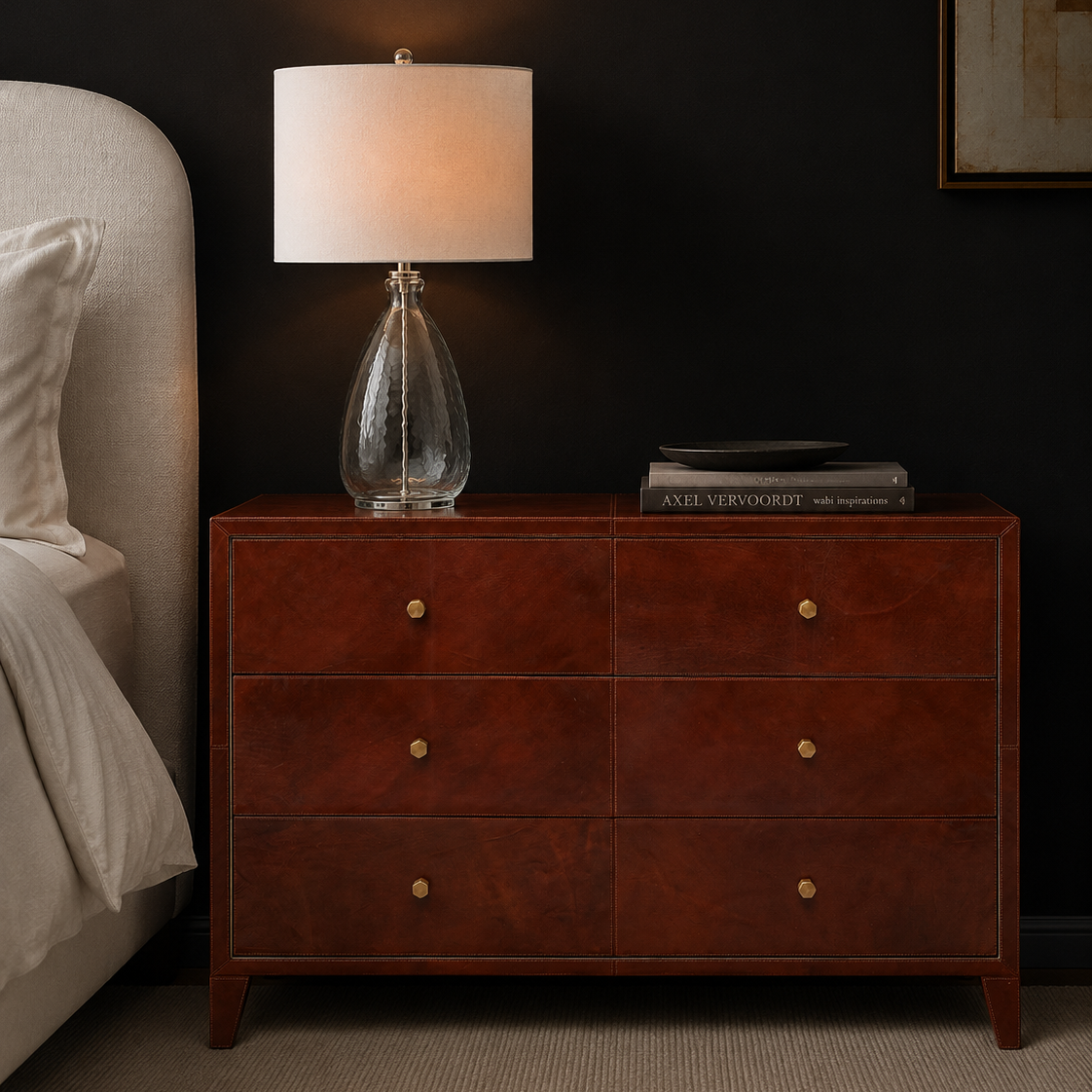York Dresser Tobacco Leather