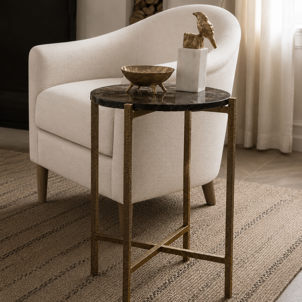 accent table lamp styled
