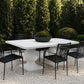 Rectangular Dining Table White Plaster