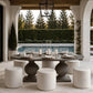 Oval Dining Table Midnight Gray