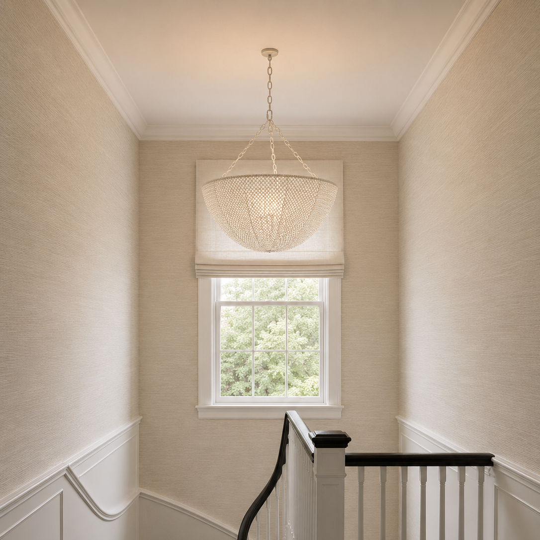 Quinn Chandelier Coco Beads Cream