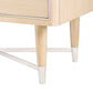villa and house adrian 2 drawer side table wheat legs