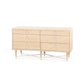 villa and house adrian 6 drawer wheat