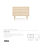 villa and house adrian large 3 drawer wheat tearsheet