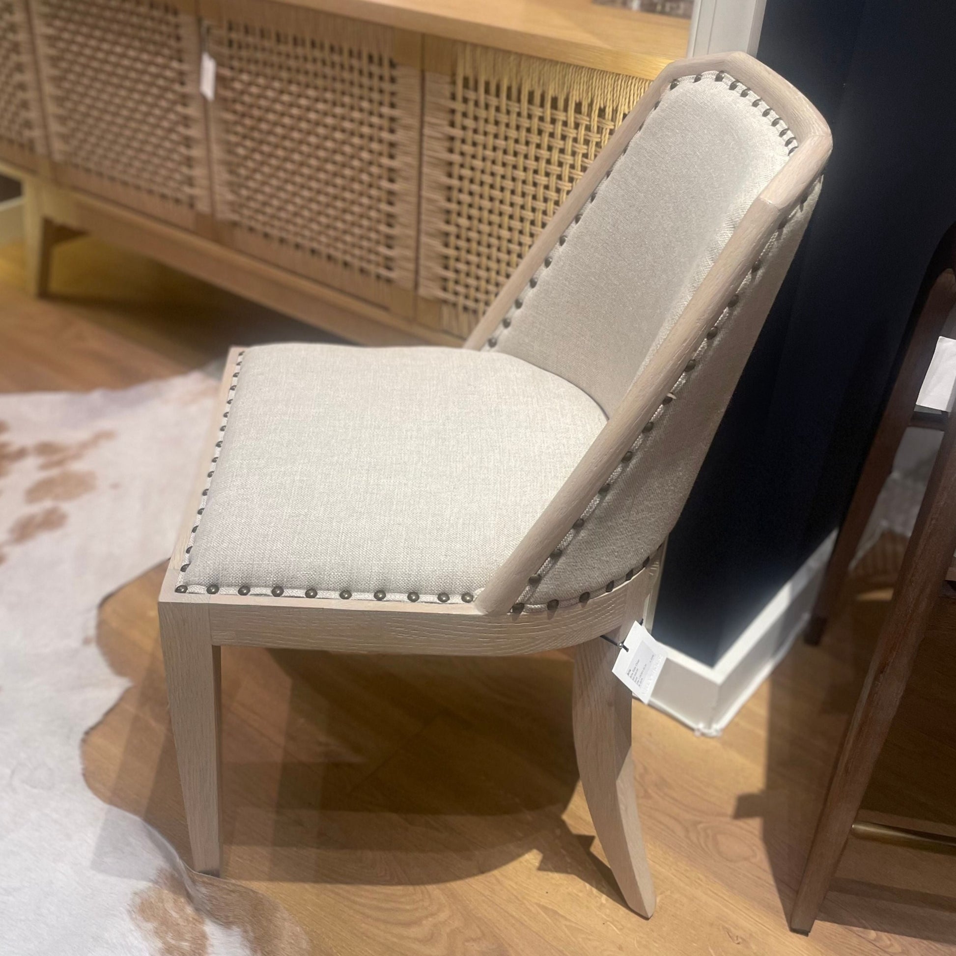 villa and house aria side chair cerused oak market side