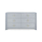 villa and house audrey 6 drawer grey front